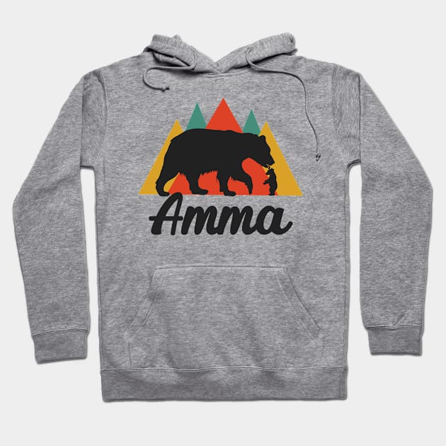 Tamil Mom Mother's Day Amma Momma Bear Hoodie by alltheprints